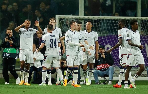 Avrupa Konferans Ligi yarı final ilk maçında Basel, deplasmanda Fiorentina'yı 2-1 mağlup etmeyi başardı.