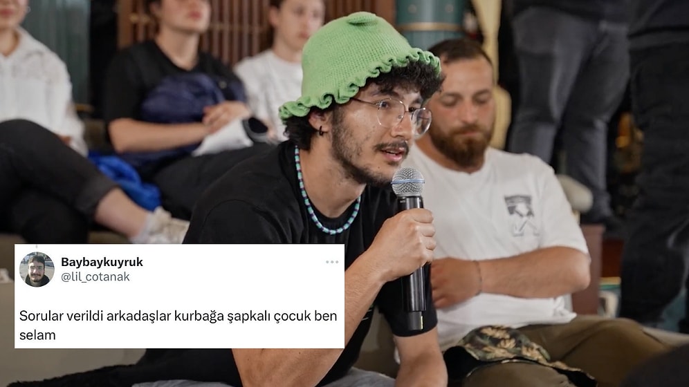Erdoğan'ın Gençlik Buluşmasına Damga Vuran 'Yeşil Şapkalı' Genç Sosyal Medyayı Salladı