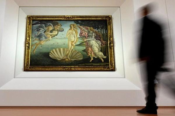Botticelli'nin 'Venüs'ün Doğuşu' tablosu