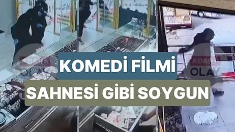 Adana'da Komedi Filmi Sahnesi Gibi Bir Soygun Girişimi Yaşandı
