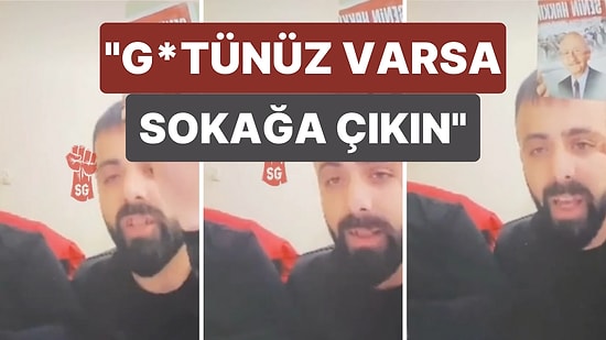 AKP'li Bir Genç 15 Mayıs Günü Kemal Kılıçdaroğlu Pankartıyla Gezecek Olanları Vurmakla Tehdit Etti