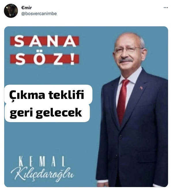 7. Söylenmeyeni Kemal Kılıçdaroğlu söyledi.😂