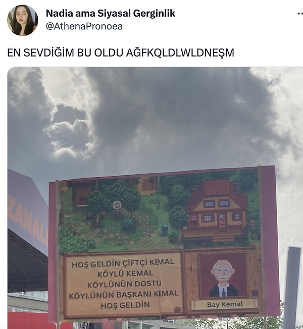 Seçim pankartların seçimi oldu.