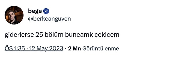 Büyük vaatmiş.