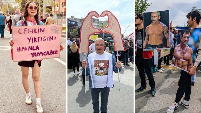 Millet İttifakı'nın Ankara'daki 'Millet Buluşması'na Damga Vuran Pankartlar!