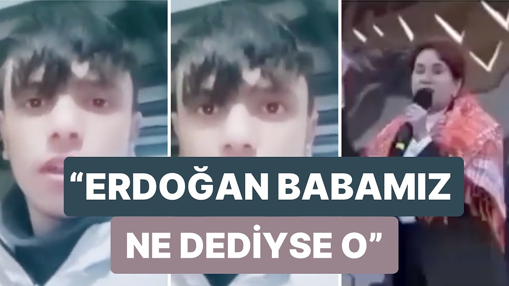 Meral Akşener’in “Suriyeliler Gidecek” Sözlerine Karşı Video Çeken Suriyeli:“Vallahi de Billahi de Gitmeyecek”