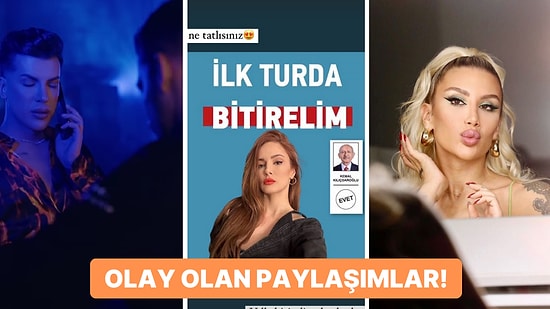 Mine Tugay'dan İlk Turda Bitirelim Paylaşımı! 13 Mayıs'ta Ünlülerin Yaptığı Instagram Paylaşımları