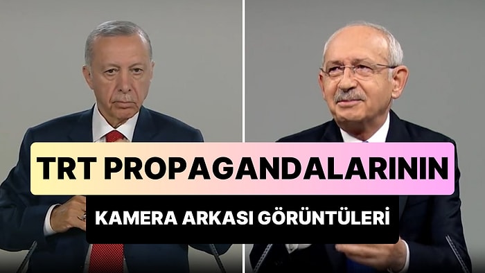 TRT'de Yayınlanan Parti Propagandalarının Kamera Arkası Görüntüleri Yayınlandı