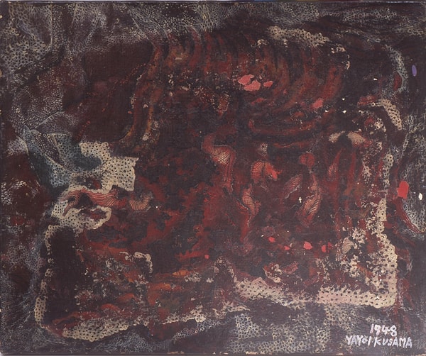 İkinci Dünya Savaşı'nın ardından sanat dünyasında ortaya çıkan hareketlerden büyük ölçüde etkilenen Kusama, bu dönemin atmosferinden ilham alarak kendi sanatsal vizyonunu oluşturdu.