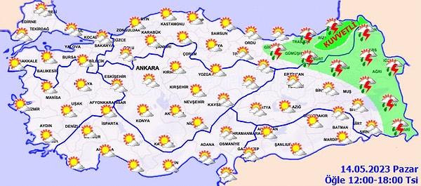 Ankara Hava Durumu 14 Mayıs
