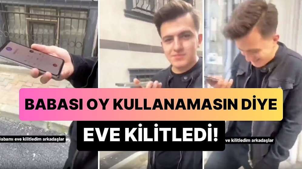 Oy Kullanmasını Engellemek İstediği Babasını Eve Kilitleyen Genç
