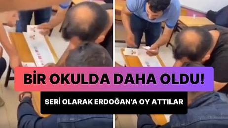 Bir Okulda Daha Pusularda Erdoğan'a Seri Şekilde Oy Atıldı İddiası: O Anlar Tepki Çekti