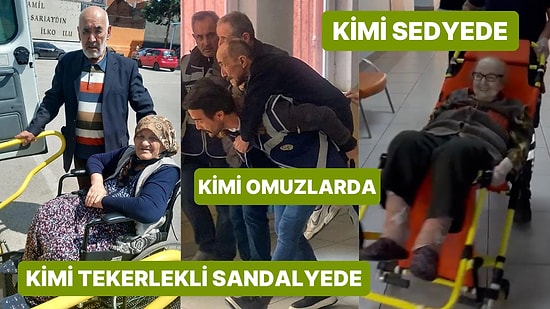 Demokrasiye Engel Yok! Hasta ve Engelli Vatandaşlar Oy Haklarını Kullanmak İçin Sandık Başına Gitti!