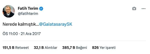 Kılıçdaroğlu'nun paylaşımı, 2017 yılında Fatih Terim'in attığı "Nerede kalmıştık..." tweetini geçerek beğeni rekoru kırdı.