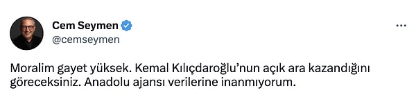 Birçok kişi AA'nın verilerine inanmadığını da söyledi...