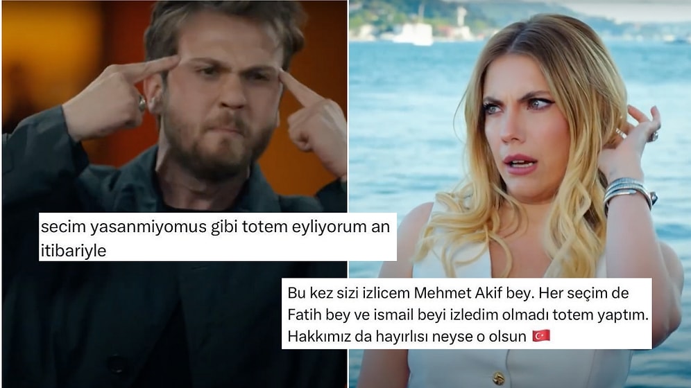 Seçim Sonuçlarını Beklerken Gerim Gerim Gerilip Totem Yapmaya Karar Veren Sosyal Medya Kullanıcıları Güldürdü!