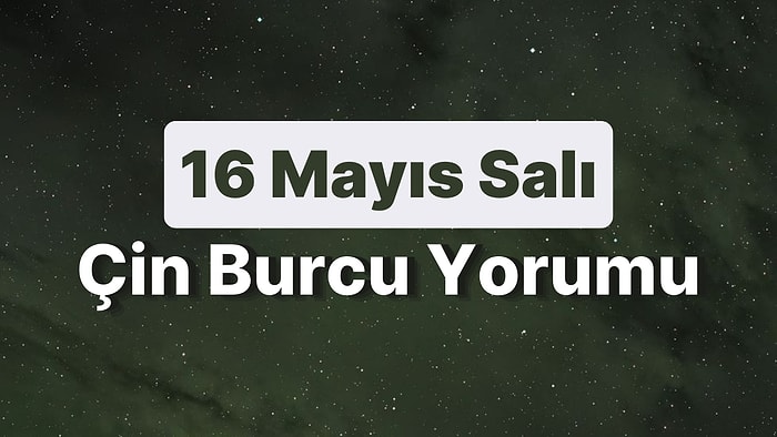 16 Mayıs Salı Çin Burcuna Göre Günün Nasıl Geçecek?