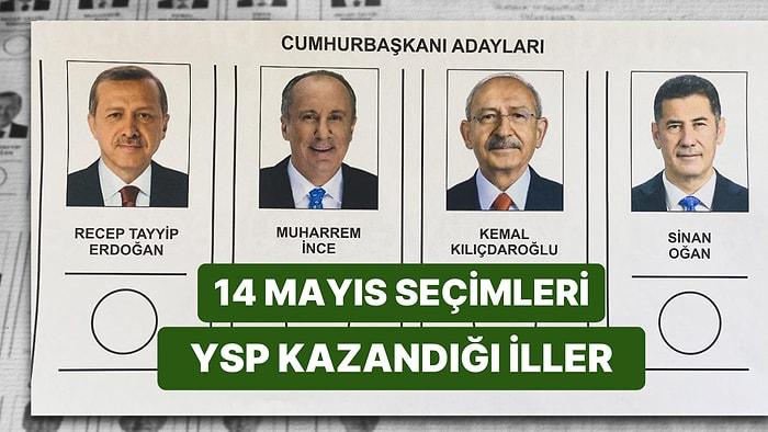 14 Mayıs Cumhurbaşkanlığı Seçiminde Yeşil Sol Parti Hangi İllerde Kazandı? YSP Kazandığı İller