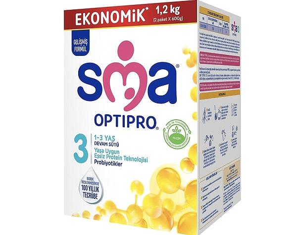 SMA OPTIPRO 3 1-3 Yaş Devam Sütü
