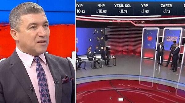Seçim verileri açıklanmaya devam ettikçe, hali hazırda iktidarda yer alan AK Parti ile Cumhurbaşkanı Recep Tayyip Erdoğan'ın oy oranlarının yüksek seyretmesi, Küçükkaya'nın dikkatini çekti.