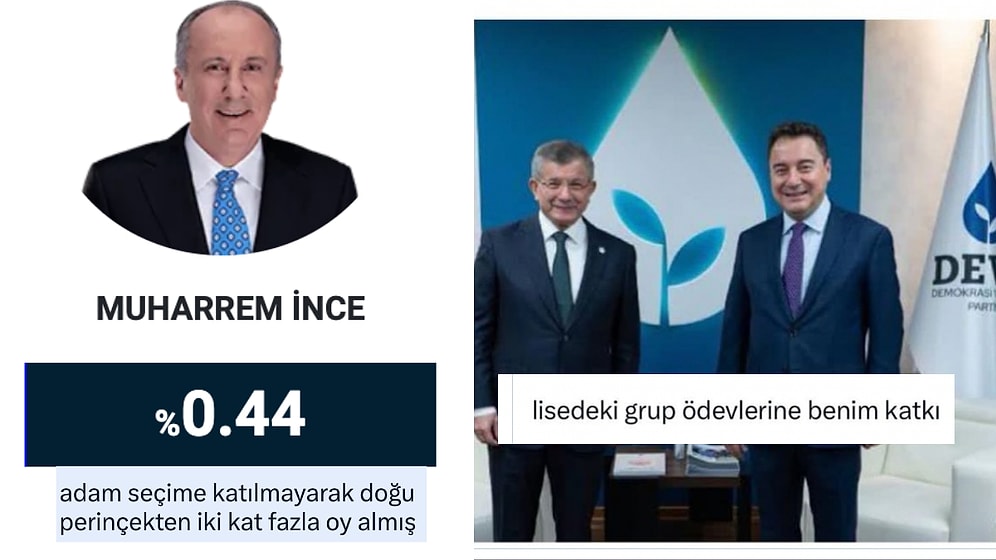 Muharrem İnce'nin Oy Oranından İttifak Üyelerinin Performansına Son 24 Saatin Viral Tweetleri