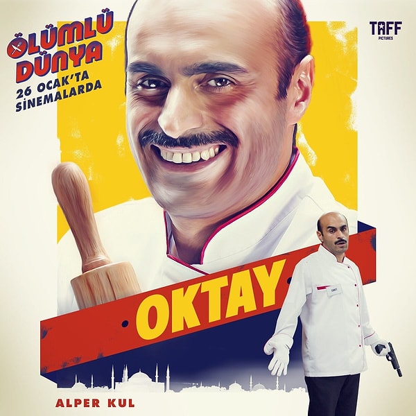 Alper Kul as "Oktay"