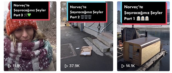 Tiktok'ta @yoldakikitap adlı bir kullanıcı, Norveç'te şaşıracağınız şeyler başlıklı videolar paylaştı. Gelin hep birlikte bakalım bu ülkenin sıra dışı özellikleri neymiş?