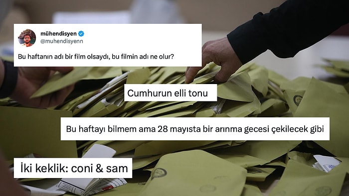 Seçim Haftası Bir Film Olsaydı Ne Olurdu Sorusuna Verdiği Cevaplarla Hepimizi Düşündüren Kişiler