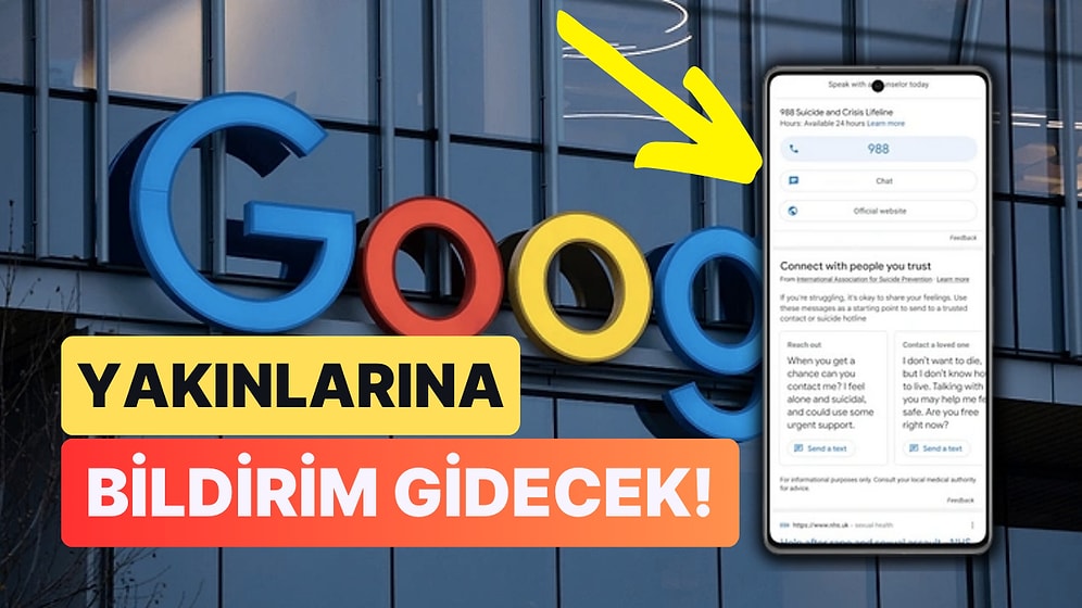 Google Yeni Duyurduğu Özelliği ile İntiharı Düşünen Kullanıcıları Engelleyebilecek!