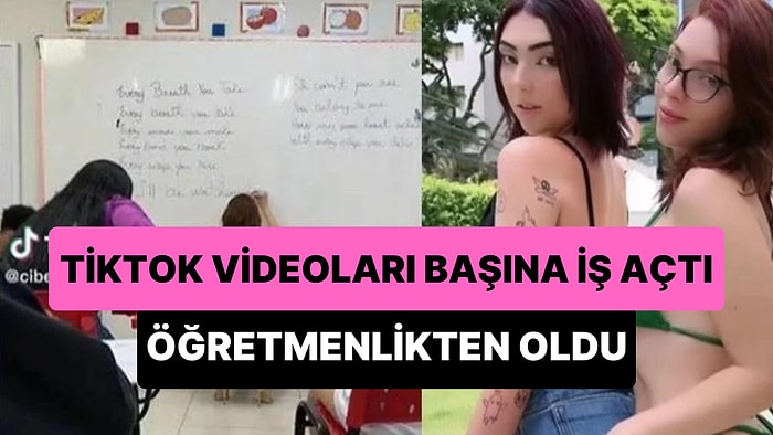 Öğrencileriyle TikTok Videosu Çekip Dans Eden Öğretmenin İşine Son Verildi