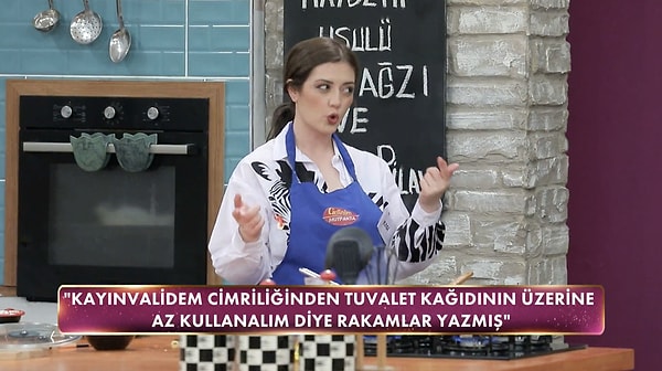 Ezgi'nin kayınvalidesi tuvalet kağıtlarının üzerine numara mı yazdı?