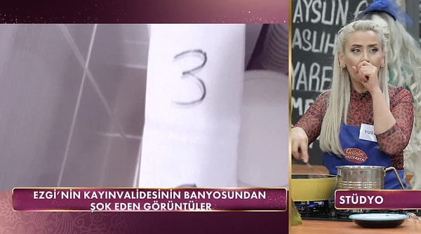 Numara yazılı tuvalet kağıtları tüm stüdyoyu şaşırttı.