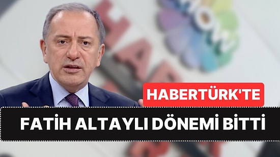 Fatih Altaylı, Habertürk'ten Ayrıldığını Duyurdu