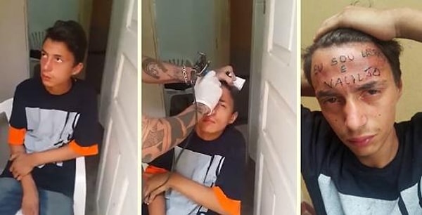 На лицо преступника или другие видимые части тела наносились несмываемые отметины, обычно слова, описывающие их проступки или местонахождение их ссылки или каторжных работ.