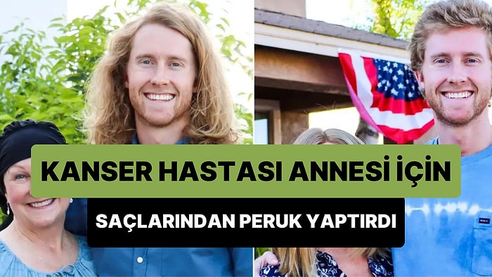 Kanser Tedavisi Gören Annesine Kendi Saçlarından Peruk Yaptıran Adam