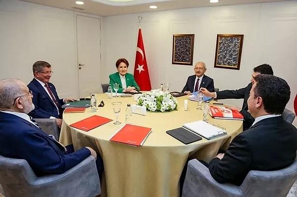 Seçim öncesi Altılı Masa'nın 3 Mart'ta yapılan toplantısında Kılıçdaroğlu'nun Cumhurbaşkanlığı adaylığına itiraz eden İYİ Parti Genel Başkanı Meral Akşener, masadan kalkmıştı.