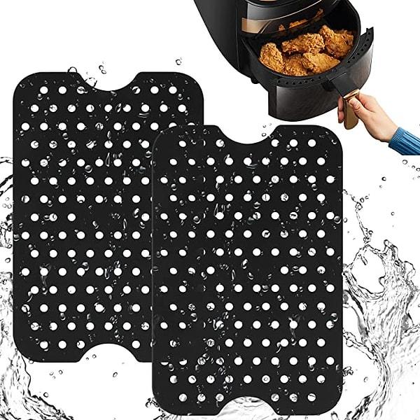5. Bu yeniden kullanılabilir hava fritöz matları yapışmazdır, bu nedenle yiyecekler de asla tabana yapışmaz.