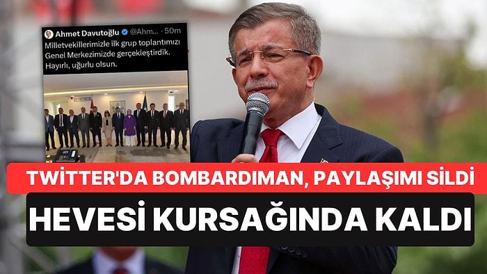 Davutoğlu'nun Vekilleriyle Verdiği Poz Twitter'da Gündem Oldu