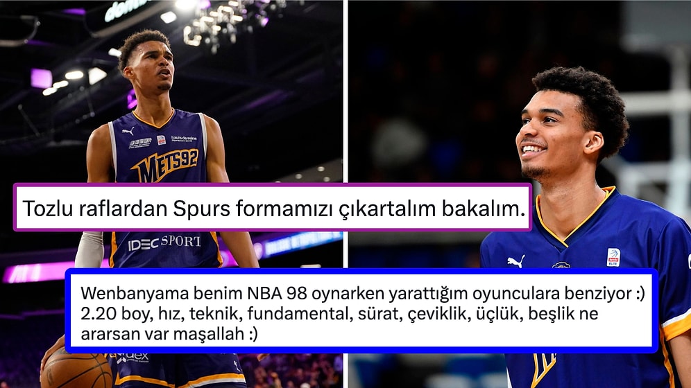 San Antonio Spurs Formasıyla NBA'e Damga Vuracağı İddia Edilen Victor Wembanyama Hakkında Gelen Yorumlar