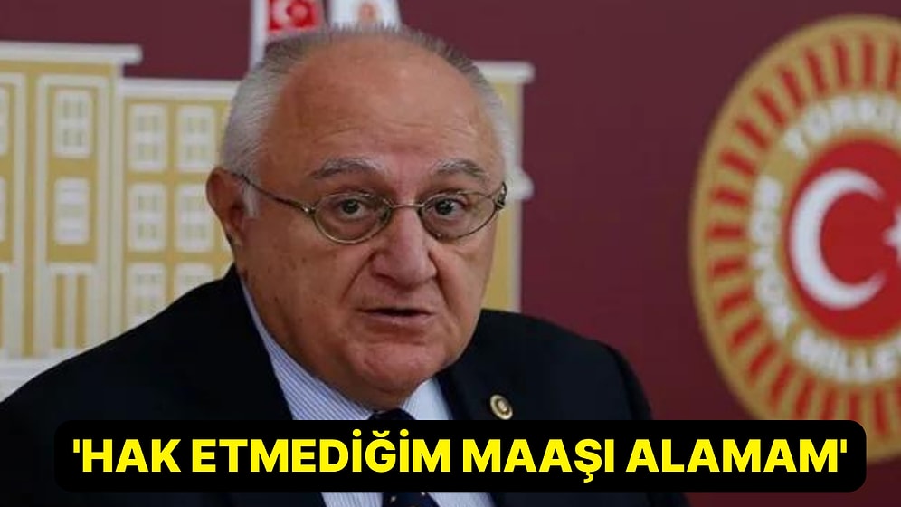 İYİ Partili Vekilden Örnek Bir Hareket: Maaşını İade Etti