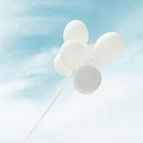 3. Mat Beyaz Uçan Özellikli Balon