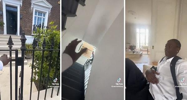 TikTok için video çeken üç genç, kapısını açık gördükleri bir eve ev sahipleri evin içindeyken girdiler.