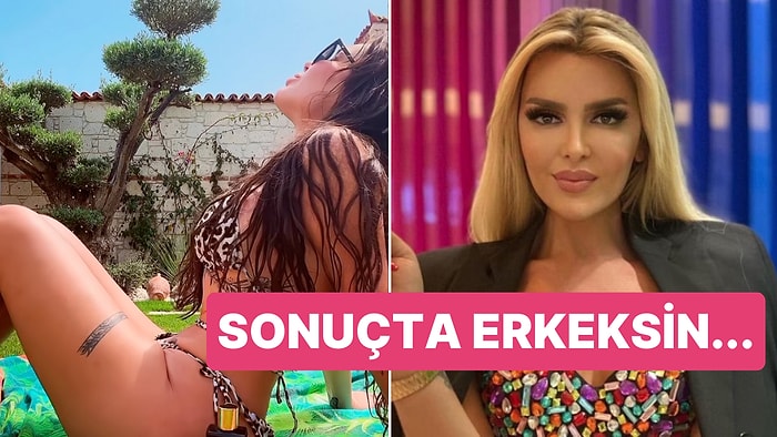 Selin Ciğerci Bikinili Pozuna "Sen Erkeksin" Diye Yorum Yapan Kişiye Kapak Gibi Cevap Verdi