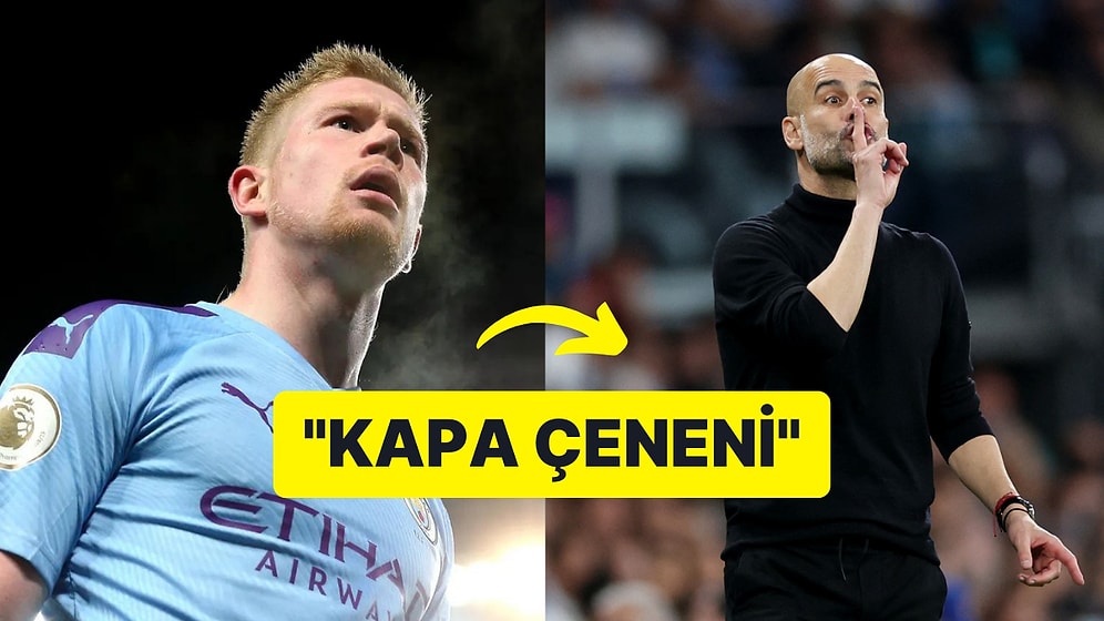 Küplere Bindi! Guardiola, De Bruyne'ye Ne Yapması Gerektiğini Söyleyince İkili Arasında Gerilim Yaşandı