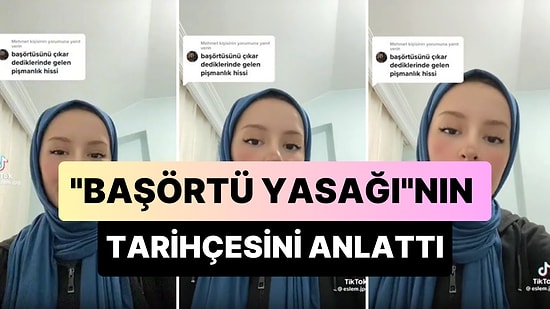 'Başörtü Yasağı'nın Tarihçesini Anlatan Kadın Sosyal Medyada Viral Oldu