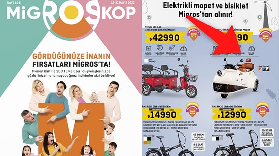 Migros'a Vintage Mopet Geliyor! 18 Mayıs - 31 Mayıs 2023 Migroskop Kataloğu