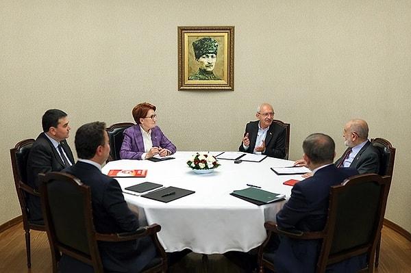 Millet İttifakı’na dahil olan partilerin genel başkanları, dün CHP’nin ev sahipliğinde toplandı ve 28 Mayıs’ta yapılacak Cumhurbaşkanlığı ikinci tur seçimleri için planlarını konuştu. Toplantıda, kabinede görev alacak bakanların önceden tanıtılması fikri tartışıldı.
