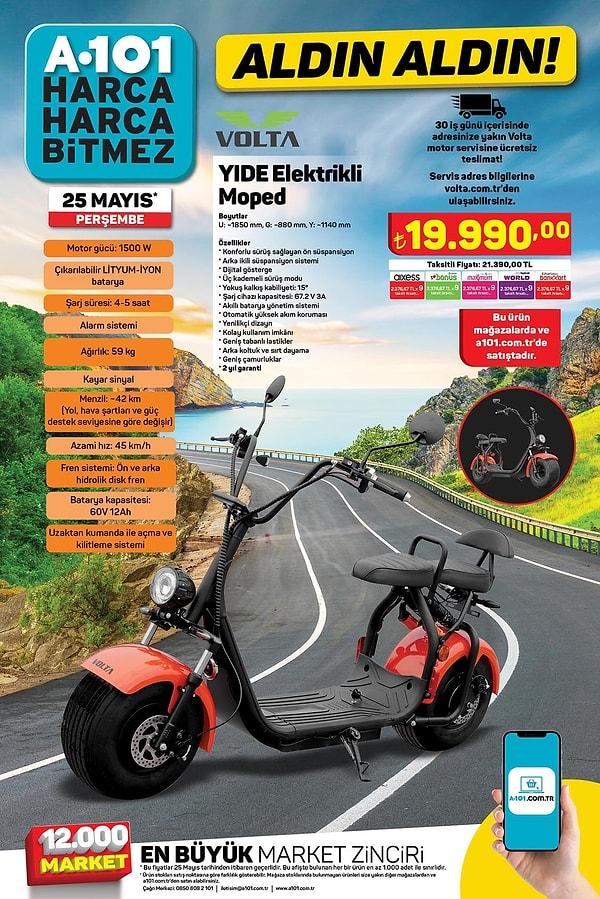 VOLTA YIDE Elektrikli Moped 19.990 TL