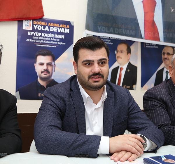 AK Parti Gençlik Kolları Başkanı ve İzmir Milletvekili Eyyüp Kadir İnan, Twitter hesabından yaptığı paylaşımla, Kılıçdaroğlu'nun konuk olduğu bölüme katılım göstermeyeceklerini açıkladı.
