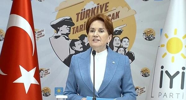 İYİ Parti Genel Başkanı Meral Akşener, 14 Mayıs seçimlerinin ardından ilk açıklamasını yaptı. Kılıçdaroğlu’nun cumhurbaşkanı seçilmesi için sonuna kadar mücadele edeceklerini belirten Akşener, ikinci turun aynı zamanda referandum niteliğinde olduğunu vurguladı.